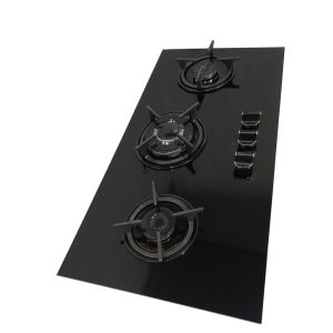 اجاق گاز صفحه ای 3شعله شیشه نوریس مدل السی