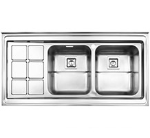 سینک روکار استیل البرز کد 761