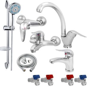 ست شیرآلات مدل ساحل مجموعه 6عددی