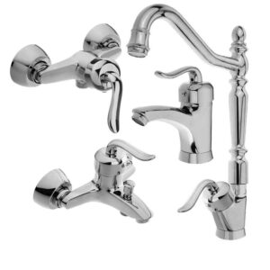 ست شیرآلات قاجاری مجموعه 4عددی