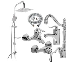 ست شیرآلات قاجاری مجموعه 6عددی