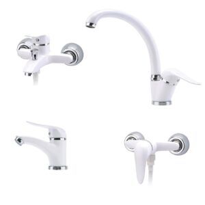 ست شیرآلات مدل ساحل سفید مجموعه 4عددی