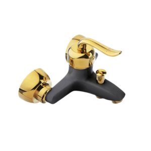 شیر حمام قاجاری مشکی طلایی