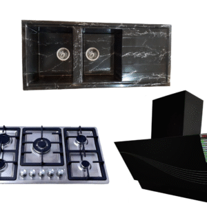 ست هود و گاز و سینک نوریس مدل آویژه