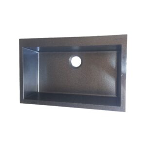 سینک گرانیتی توکار تیدومکث مدل مشکی اکلیلی(وانی بزگ)