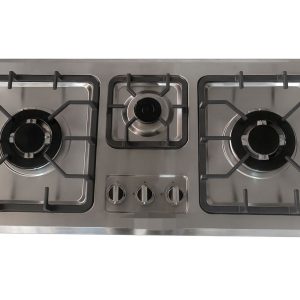 اجاق گاز صفحه ای استیل 3 شعله نوریس مدل 3011