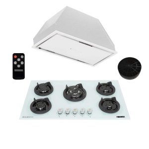 ست هود و گاز سفید تیدومکث (Tidumax) مدل صدف