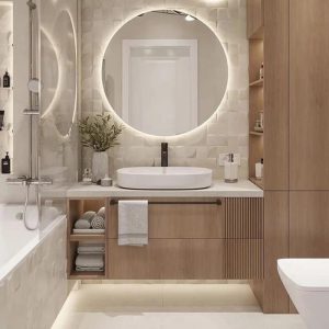 آینه بک لایت ساده کد C50