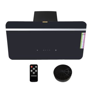 هود آشپزخانه مورب لمسی تیدومکث مدل درسا نقره ای