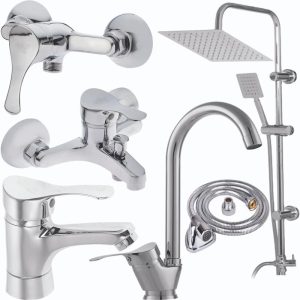 ست شیرآلات تیدومکث مدل آپرین کد 200 مجموعه ۶عددی