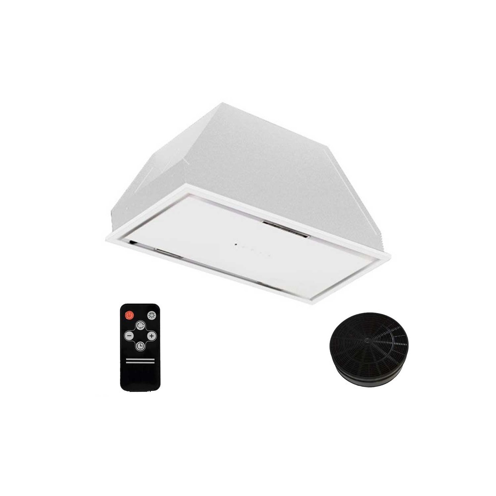 هود توکار مخفی کف شیشه لمسی تیدومکث (Tidumax) مدل مارال سفید