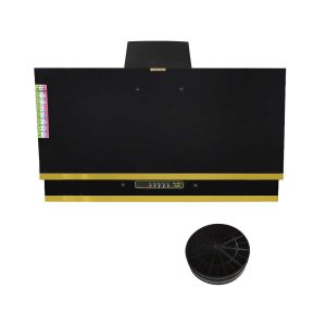 هود آشپزخانه مورب تیدومکث (Tidumax) مدل آتوسا طلایی سایز 90 و 80 و 60